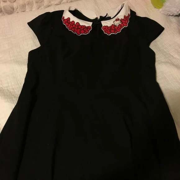 blue dress for baby girl Hello Kitty Mini Dress Black